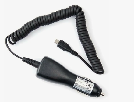 Автомобильная зарядка Micro USB 500 mA для кнопочных телефонов (mix)