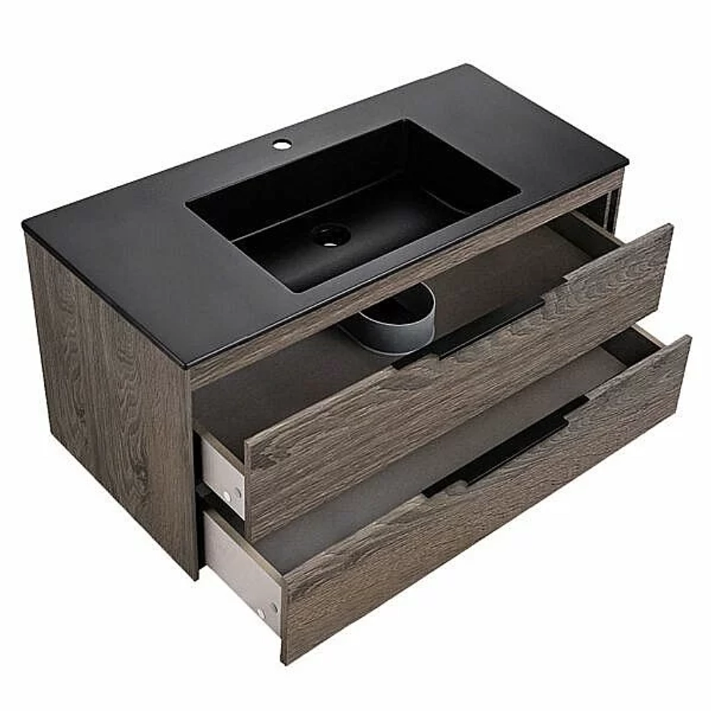 Тумба с раковиной Vincea Chiara 2D 1000 R.Oak