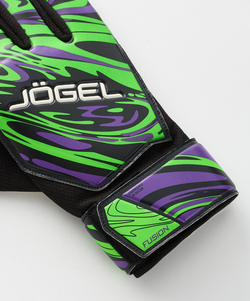 Перчатки вратарские JÖGEL Fusion AL3 Flat, зеленый