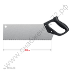 СИБИН 100х50 мм, 300 мм, Пластиковое стусло с пилой (15396-30)