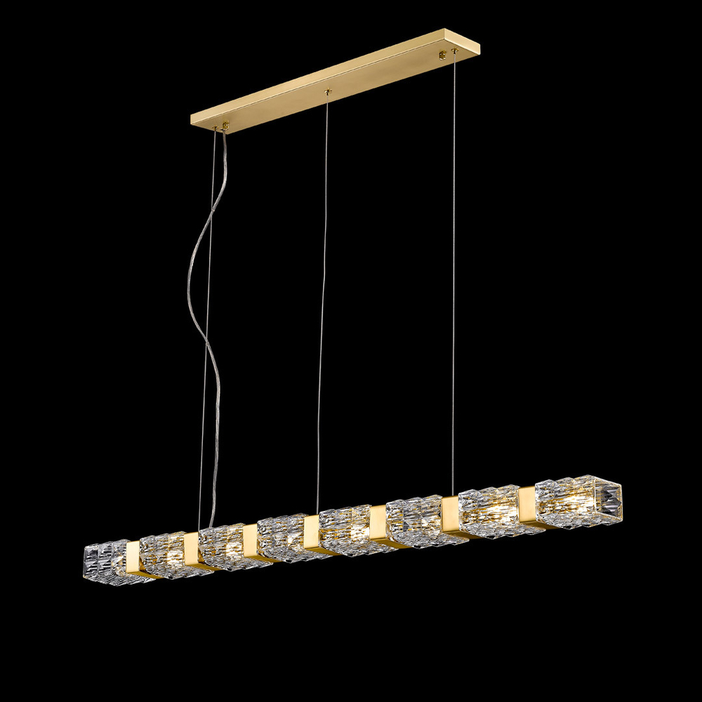 Подвесной светильник Cloyd CORUND-A P8 / шир. 116 см - латунь (арт.10928)