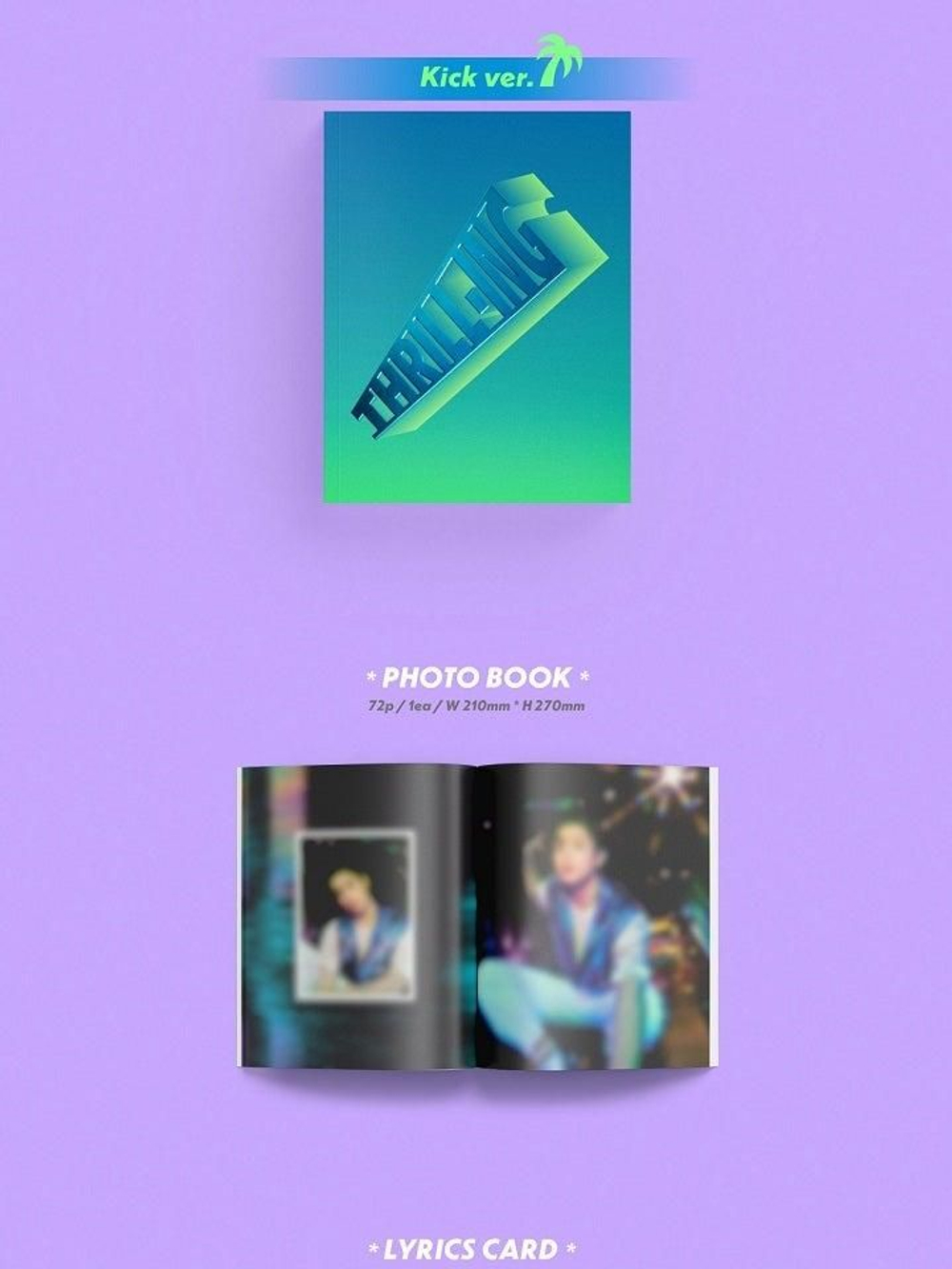 Альбом THE BOYZ - THRILL-ING 6th Mini Album 3 Version SET