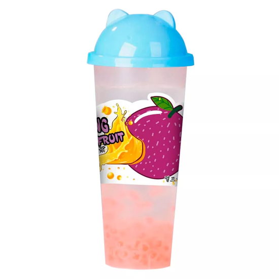 Напиток с шариками Хэ Лейи со вкусом маракуйи c добавлением сахара, 620 мл (Китай)