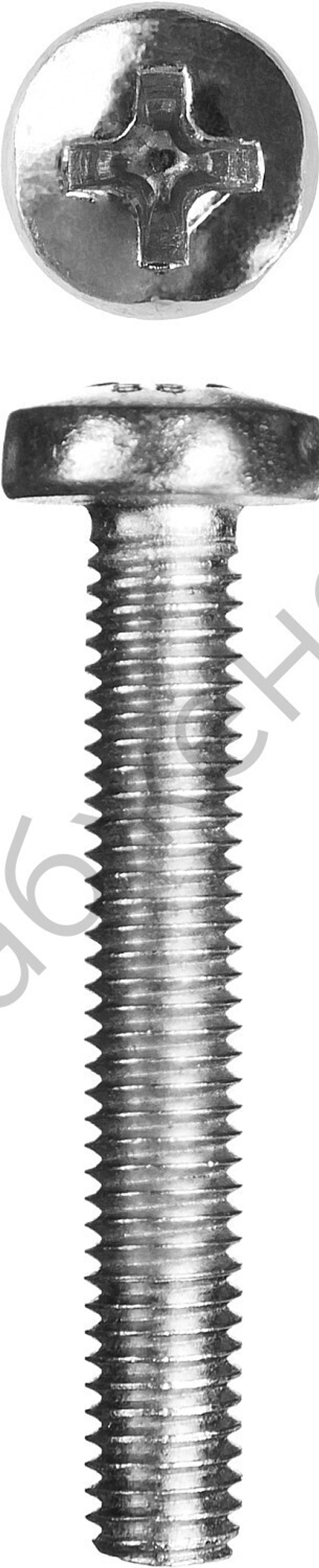 ЗУБР DIN 7985 M4 x 20 мм, кл. пр. 4.8, винт с полусферической головкой, цинк, 14 шт (303156-04-020)