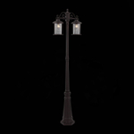 SL080.425.02 Светильник уличный наземный ST-Luce Темный кофе/Прозрачный, Темный кофе E27 2*100W LASTERO