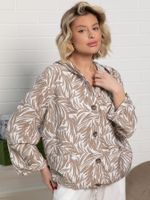 Пыльник Летний день (бело-коричневый) Б15152-8М LT Collection