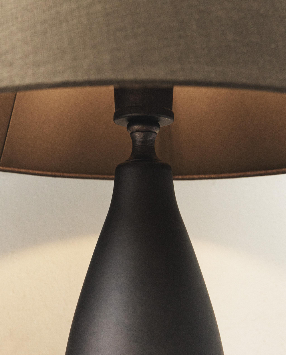 Zara Home Настольная лампа, цвет коричневый, 35.5 см