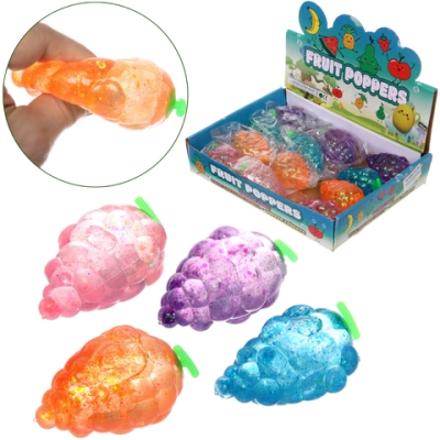 Игрушка «Виноград» мялка, 9 см, микс