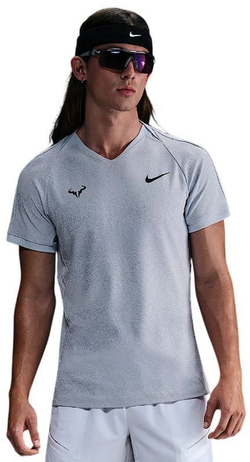 Мужская теннисная футболка Nike Court Rafa Dri-Fit Short Sleeve - серый