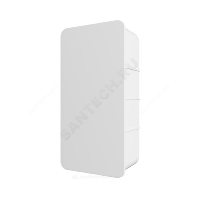 Заглушка прямоугольная 60х120 пластик Эра 612PDP