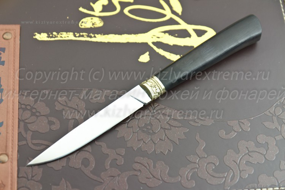 Туристический нож Абхазский Малый Латунь