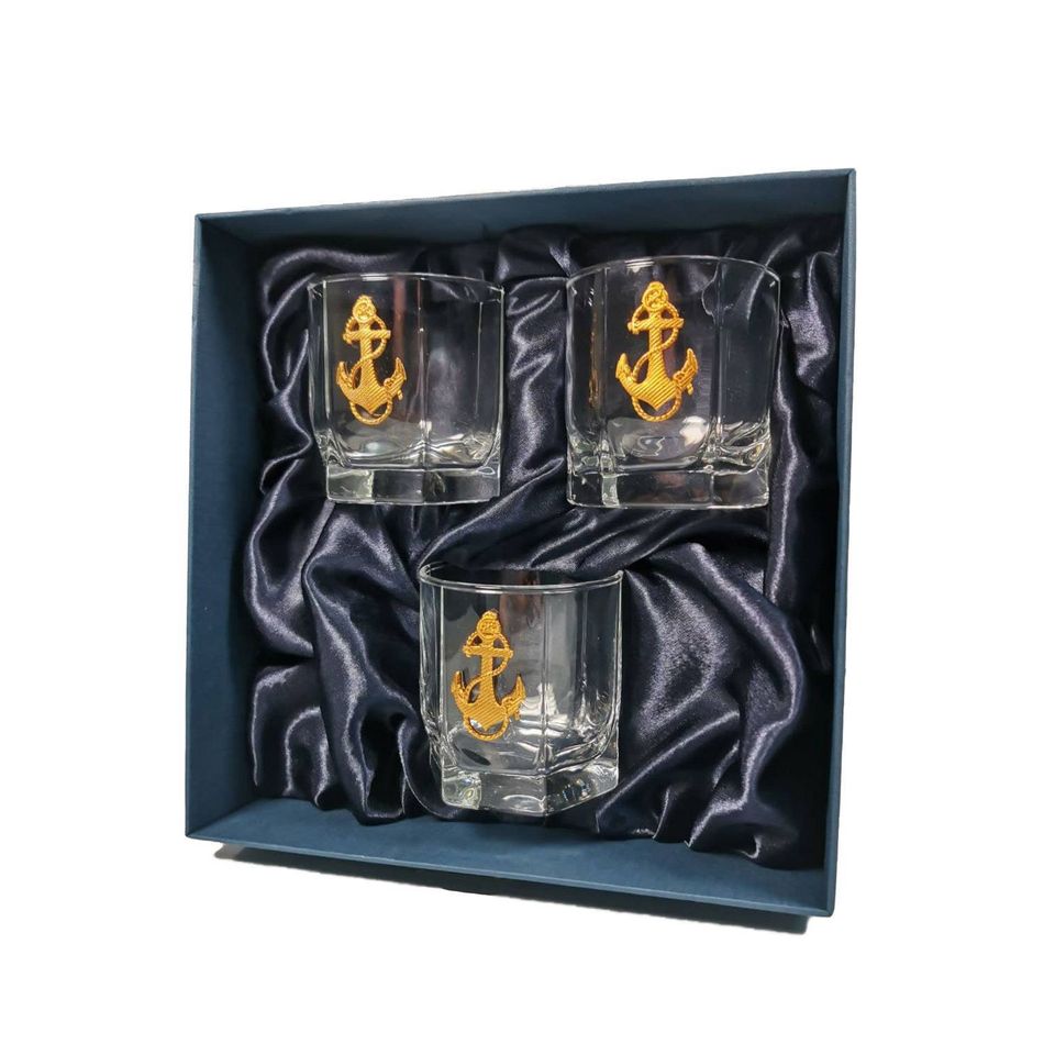 Набор стаканов под виски ВМФ (3 шт.)