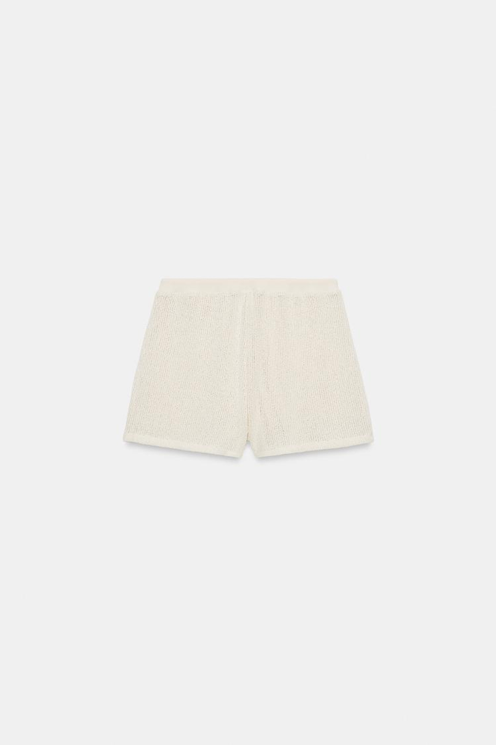 ZARA ШОРТЫ В СЕЛЬСКОМ СТИЛЕ, ЭКРЮ
