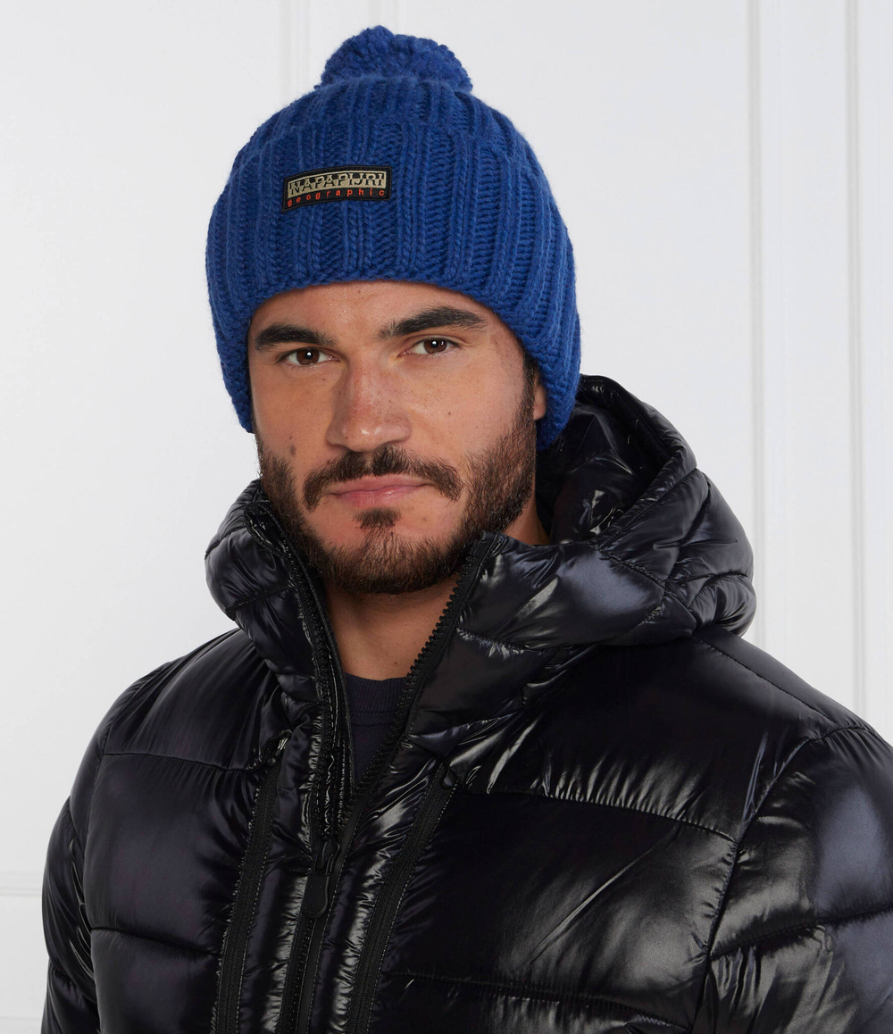 Шапка FEA 2 Napapijri - темно-голубой (NP0A4GKA)