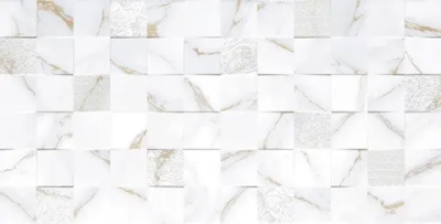 Декор настенный Тянь-Шань Дафнис Белый 30x60 см (TP3660H) 1.8 м2