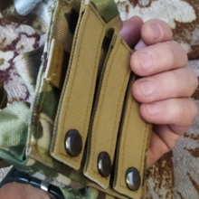 Тактическая военная двойная подсумка под гранаты Мультикам