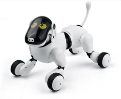 Интеллектуальный щенок-робот собака Дружок APP (русифицированная) - RT18023 цвет белый