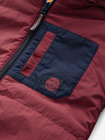 Куртка двусторонняя с капюшоном Next Q60-560, Бордовый, Серый
