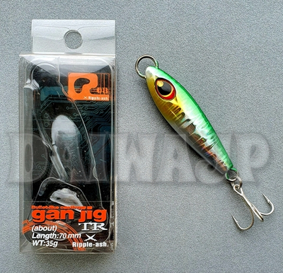 Пилькер TSURUGIYA GAN JIG 35g Green Silver
