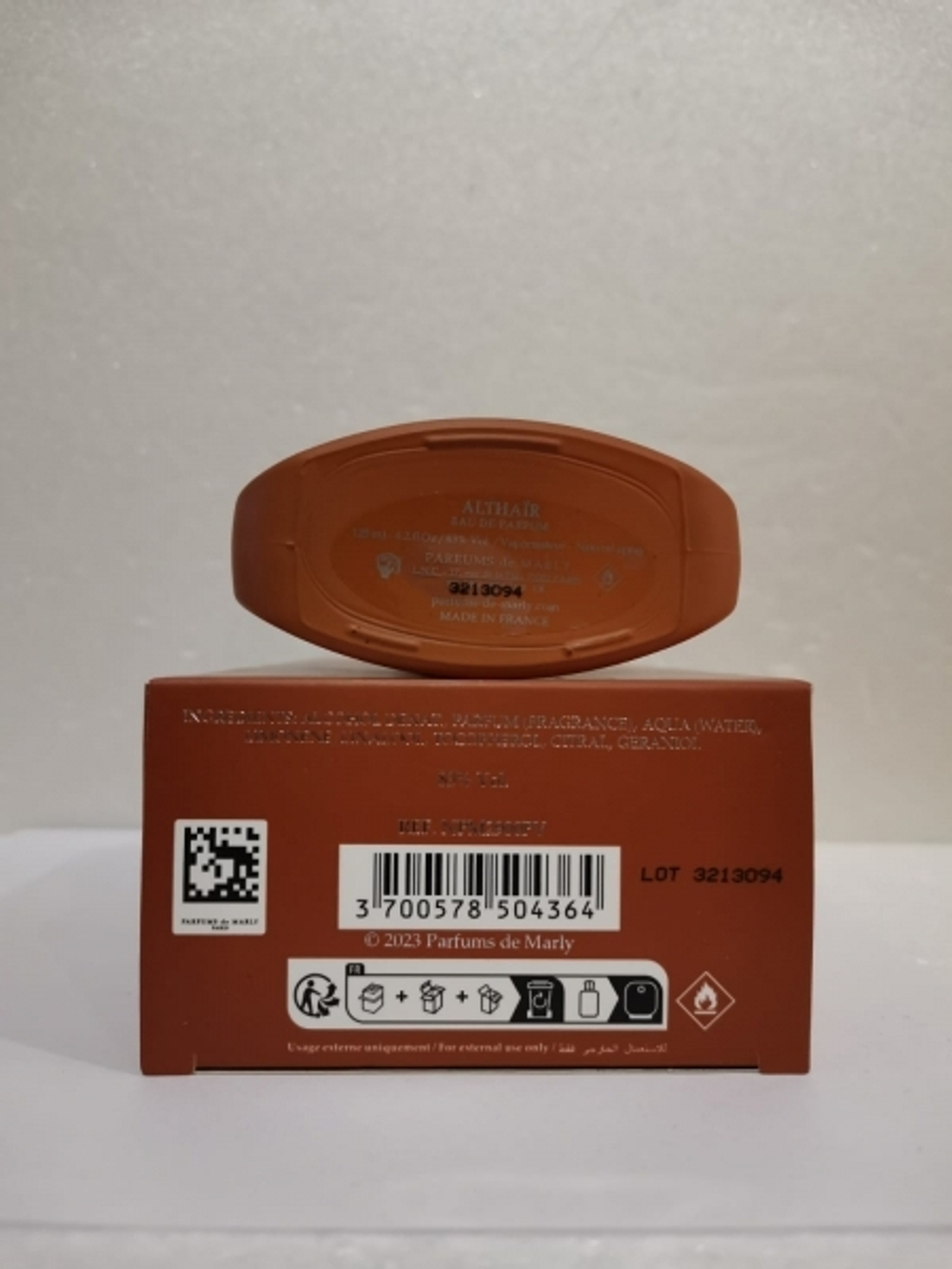Parfums De Marly Althair 125 ml (Коробка парфюма без слюды, парфюм новый, распаковка для фото)