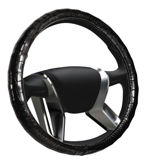 Оплетка руля M 37-38 см винил  SENATOR FLORIDA  черная (AZARD)