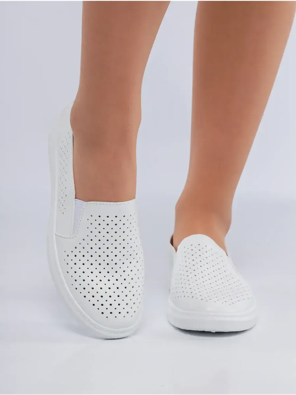 Мокасины летние с перфорацией