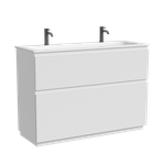 Тумба напольная Sancos Folk Floor 1190х445х850, c двумя ящиками оснащенными доводчиками, Bianco, арт.FL120FW