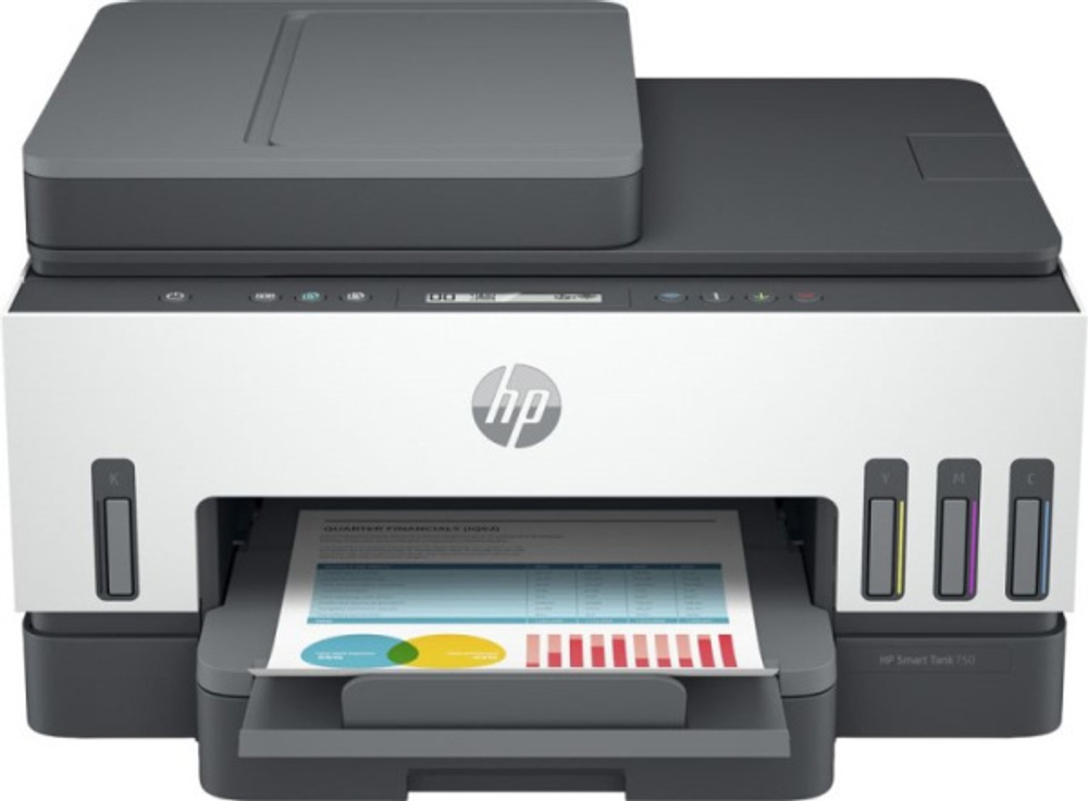 МФУ струйное цветное HP Smart Tank 750