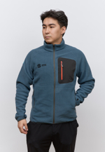 Флисовая кофта на замке ARGYMAQ EXPLORER BLUE