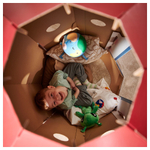 Мягкая игрушка IKEA AFTONSPARV (АФТОНСПАРВ), Инопланетянин, 34 см