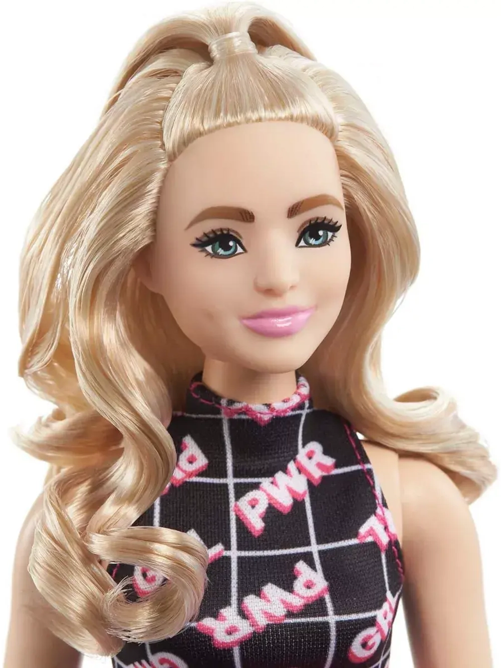 Кукла Барби игра с модой Fashionistas Блондинка пышная HJT01