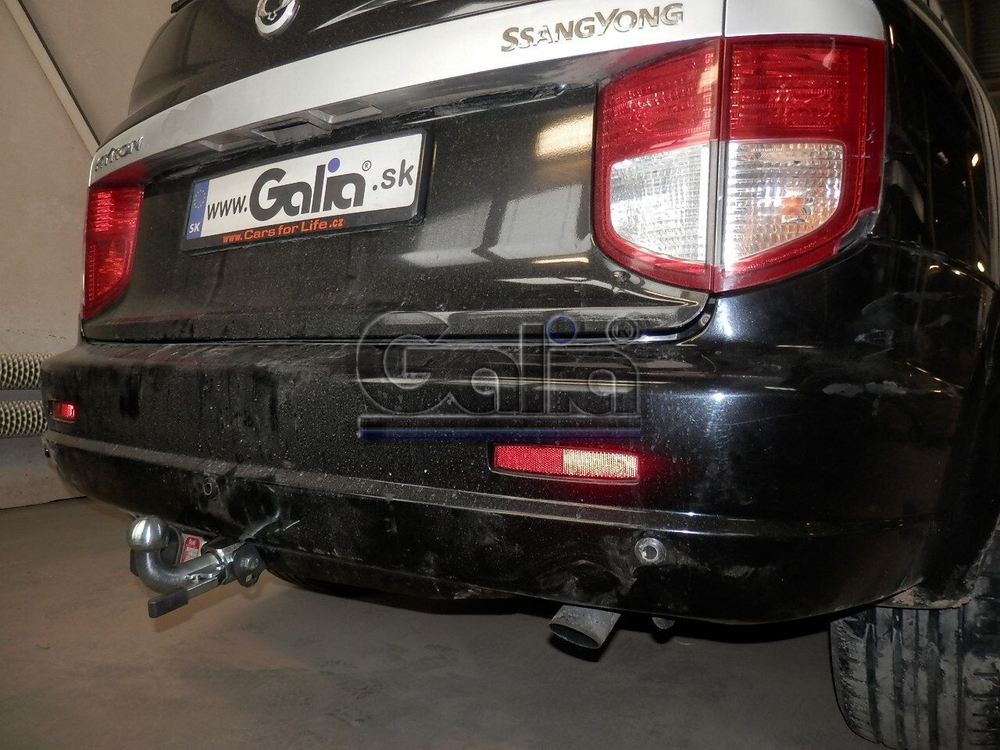 Фаркоп оцинкованный Galia S1096A для SSANG-YONG KYRON 2005-(паспорт и сертификат в комплекте)(без электрики)