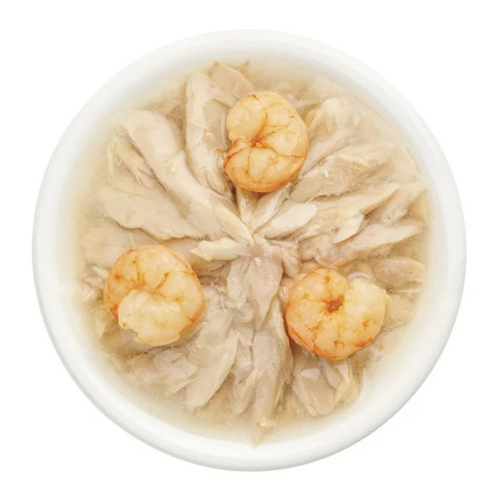 Деревенские Лакомства Пауч для кошек Тунец с Креветкой в желе, 70гр (М)