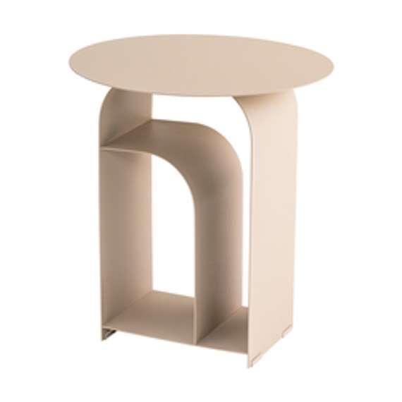 Журнальный столик Arwel металл бежевый