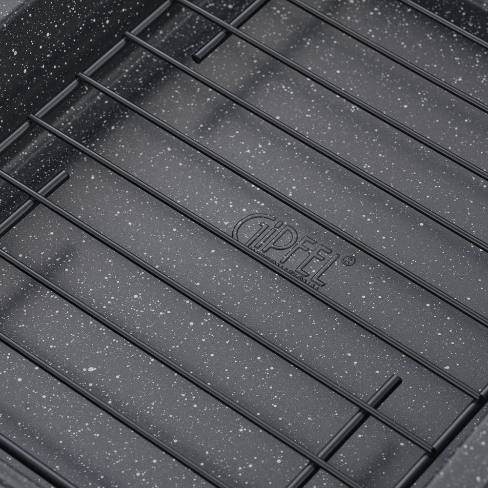 Жаровня с решеткой Gipfel Marble Black 50970