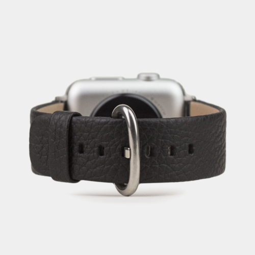 Ремешок для Apple Watch 40/41/42 mm из кожи теленка, черного цвета
