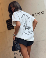 Футболка Fear No More молочная