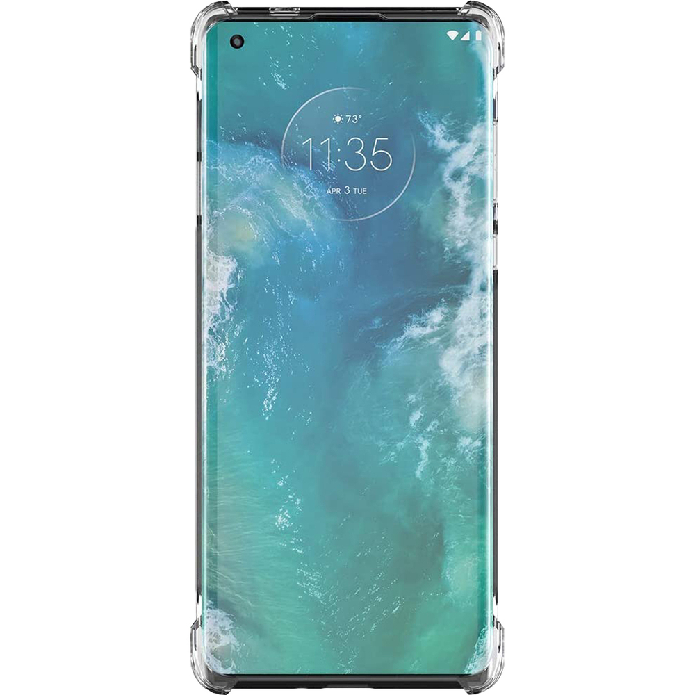 Чехол ROSCO для Motorola Edge+ оптом (арт. MOTO-EDGE+-HARD-TPU-TRANSPARENT)