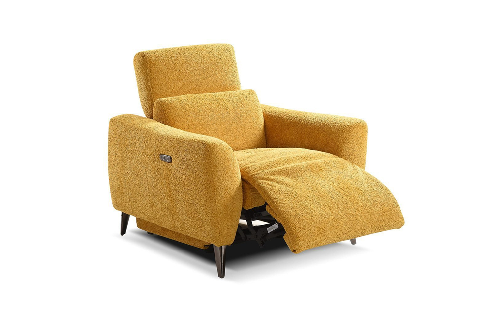 Кресло-реклайнер Lafayette желтое