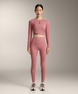 Oysho Лонгслив Comfortlux, светло-розовый