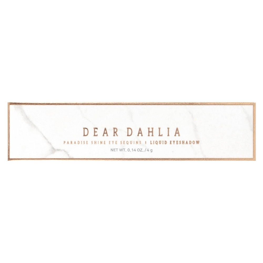 Dear Dahlia, Paradise Shine Eye Sequins, жидкие тени для век, ангельские слезы, 4 г (0,14 унции)