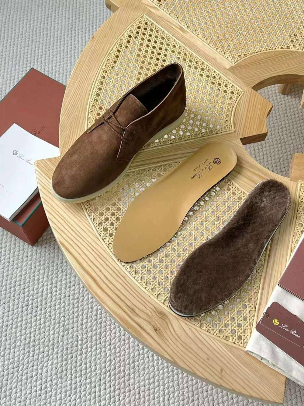 Высокие лоферы Loro Piana