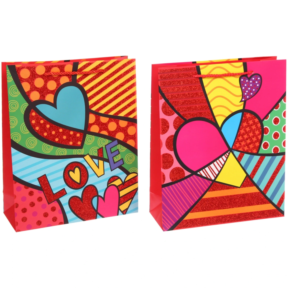 Пакет подарочный «LOVE» 26*32*10 см