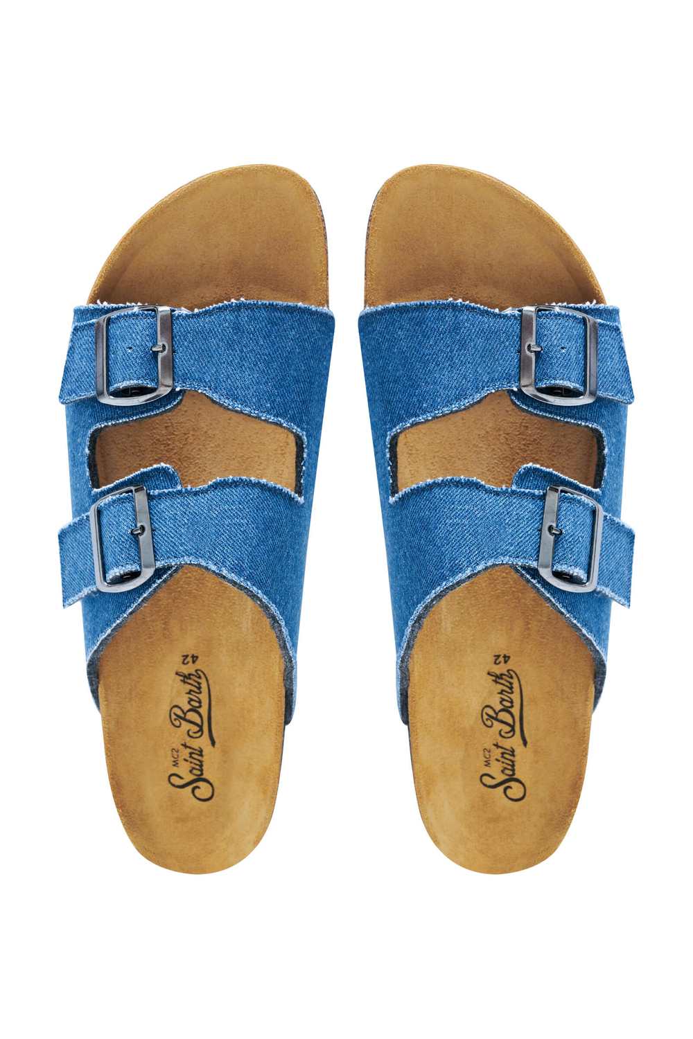Сандали MC Saint Barth Sandal denim синий джин