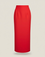 Юбка «Классика жанра» в красном джерси
