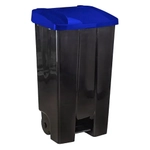 Бак 110л с педалью на колесах Синий