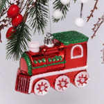 Ёлочная игрушка «Сказочное путешествие» 9,5*2*10,5 см, красный