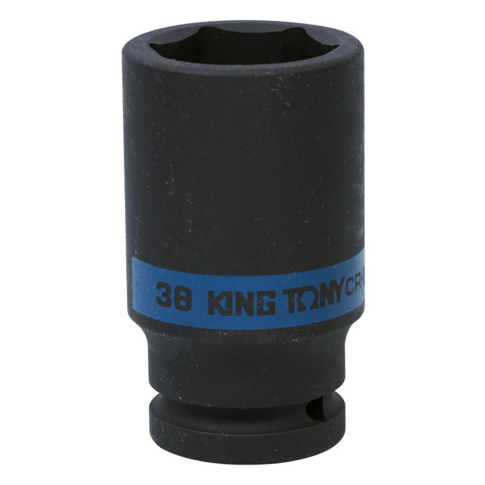 KING TONY (643538M) Головка торцевая ударная глубокая шестигранная 3/4", 38 мм