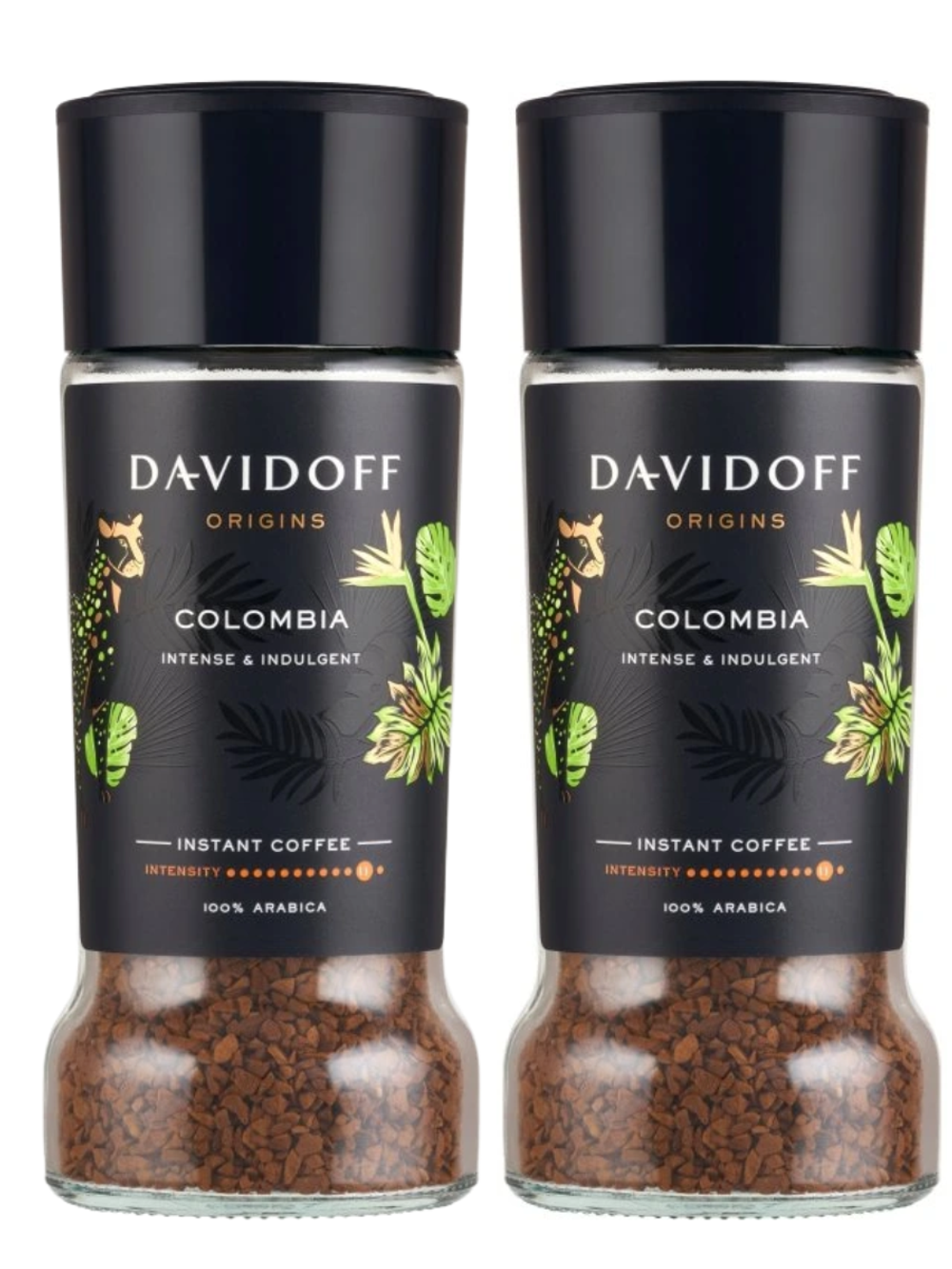 Кофе растворимый Davidoff Colombia, 90 г стеклянная банка (Давидоф) х 2 шт