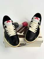 Кроссовки Nike Air Jordan 1 Low x Nigel Sylvester #B149 (черн.)